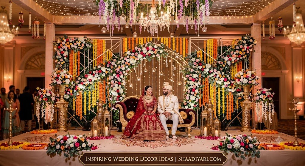 Trendy And Inspiring Indian Wedding Stage Decoration Ideas